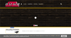Desktop Screenshot of hazker.hu
